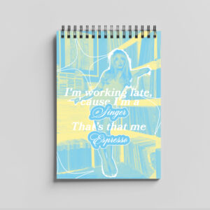 Caderno de Anotações Espresso (Sabrina Carpenter) - Personalize!